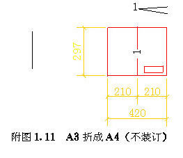 A0、A1、A2、A3图纸折叠方法