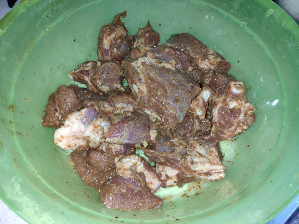 孜然香辣炸排骨