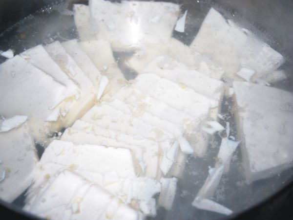 粟米磨菇烩豆腐