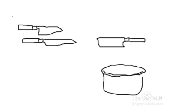 用photoshop画厨房用具