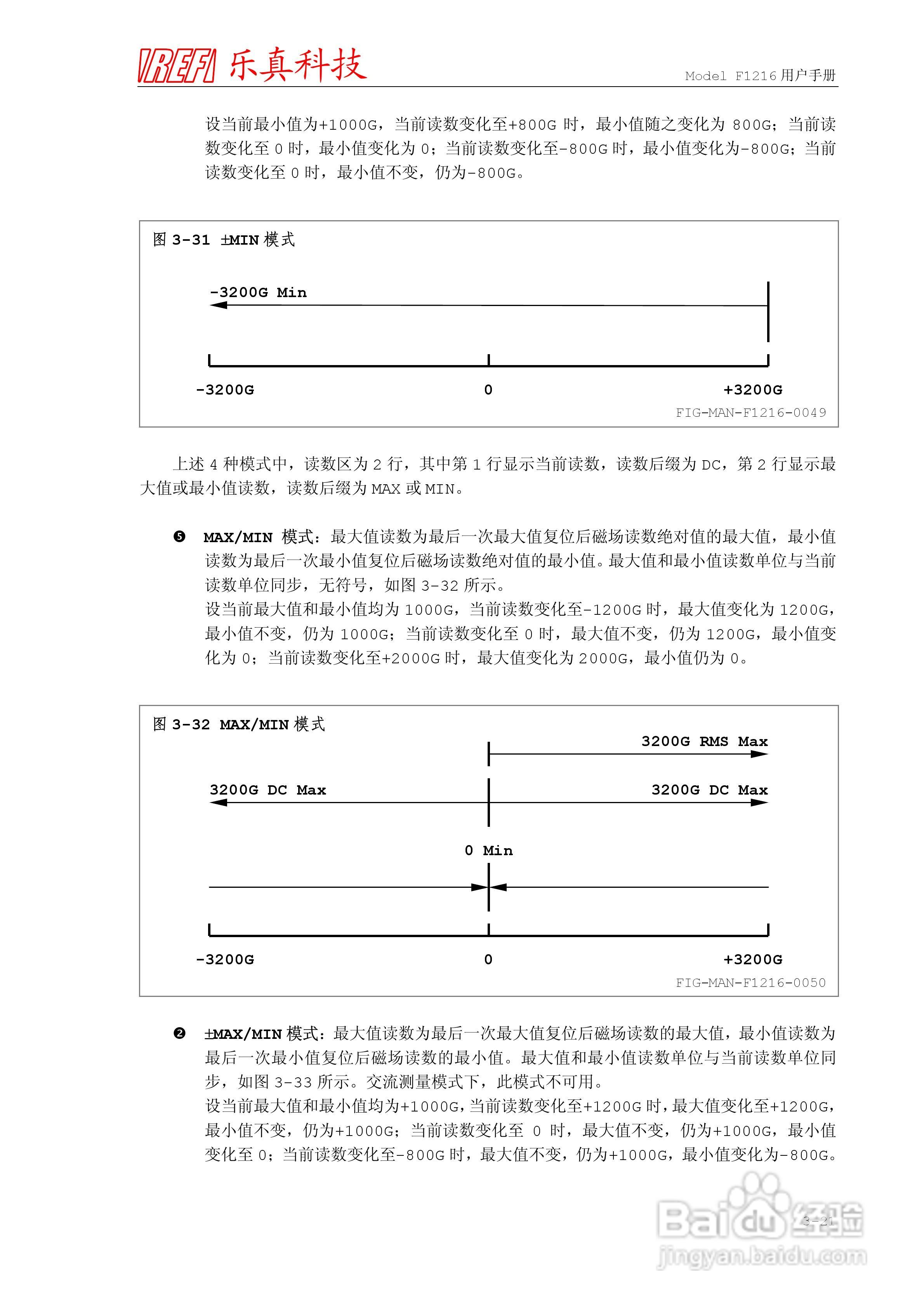 F1216程控高斯/毫特斯拉计用户手册:[5]
