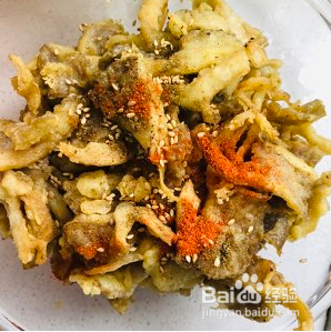 椒盐蘑菇-超好吃的下酒菜