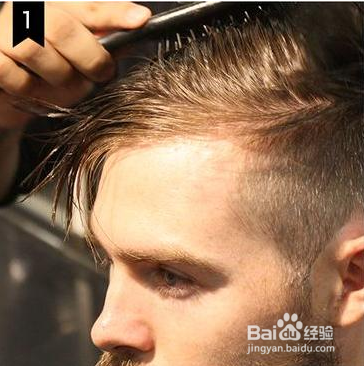 侧分线上吹蓬松感发型