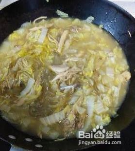 鸡肉炖白菜家常做法