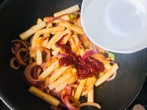 在家也能做的韩式辣炒年糕