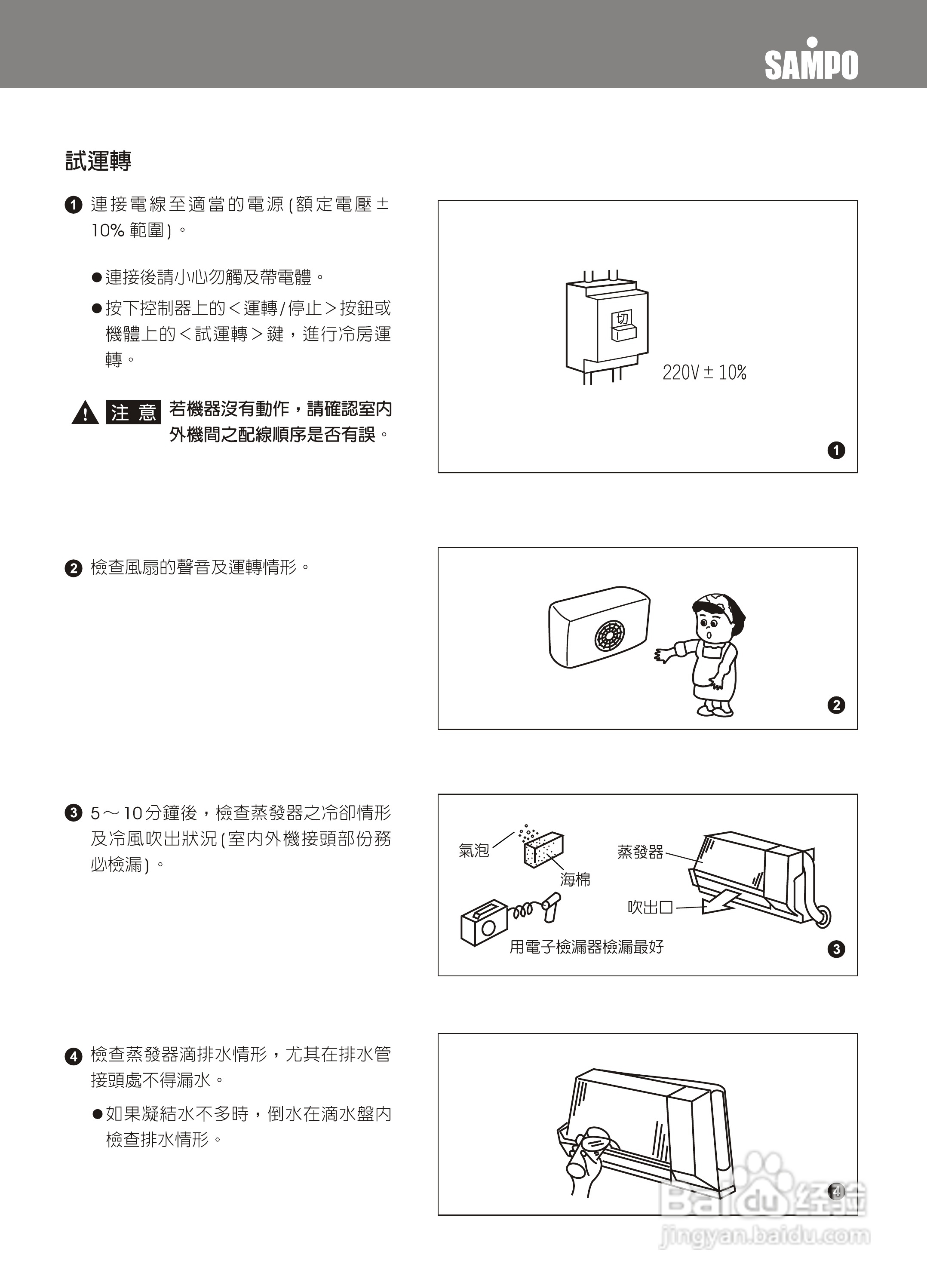 声宝AM-PY63DC/AU-PY63DC型变频冷气机说明书:[3]
