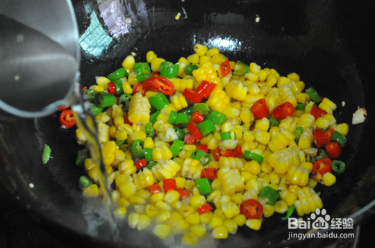 青辣椒炒玉米