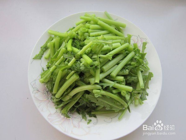如何制作茼蒿炒鸡蛋