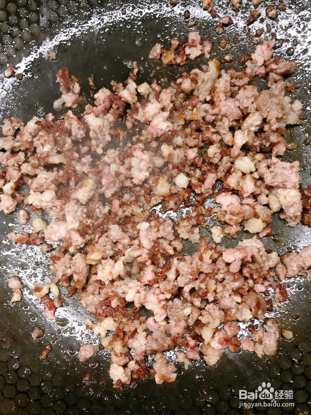 肉末炒火鸡面的做法