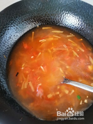 黄花菜西红柿鸡蛋汤做法