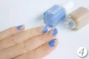梯形美甲教程
