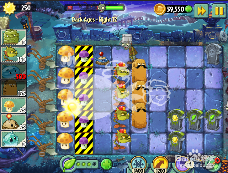 植物大战僵尸2 黑暗时代 第十二关攻略