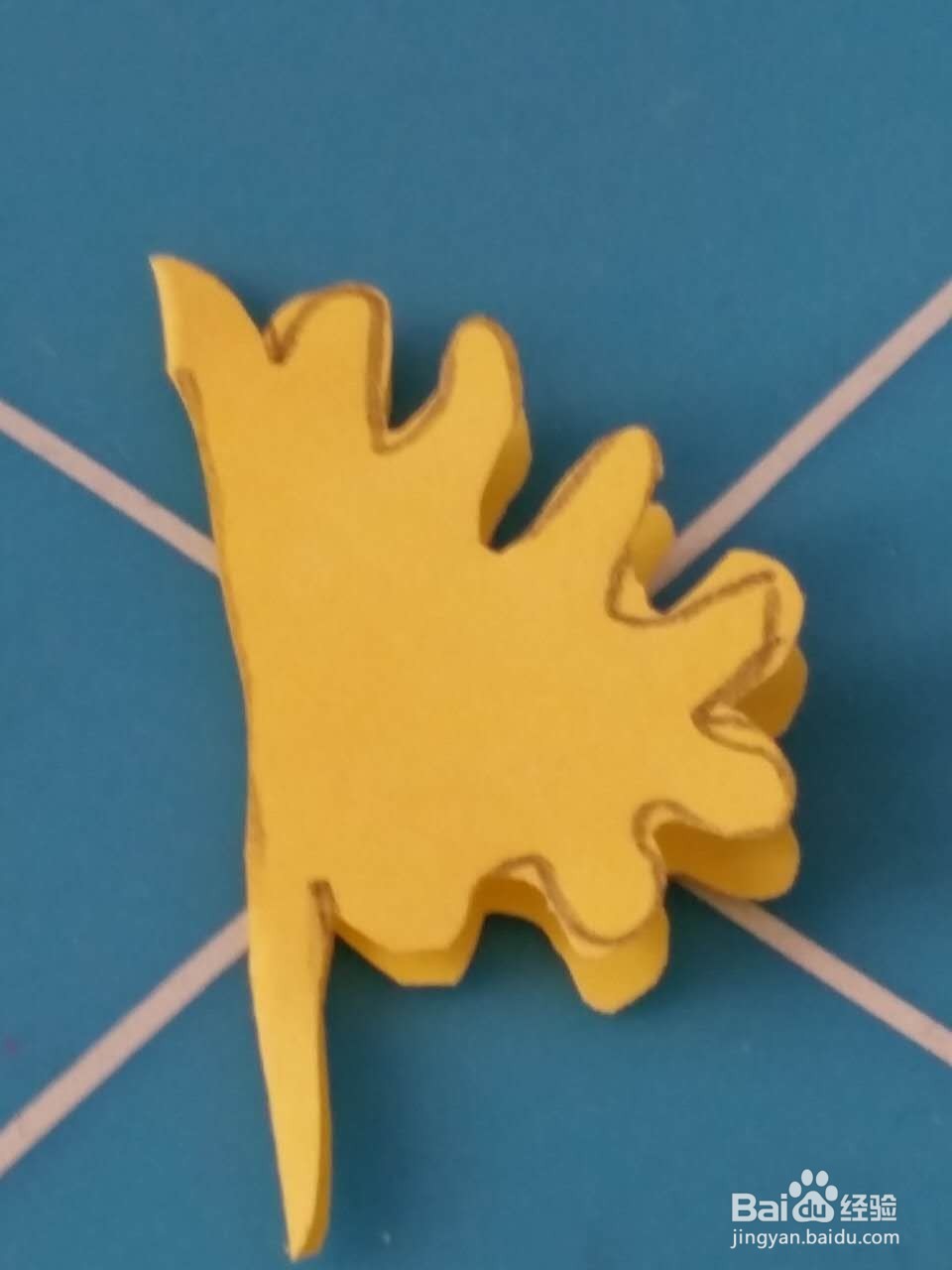 亲子手工剪纸之大树