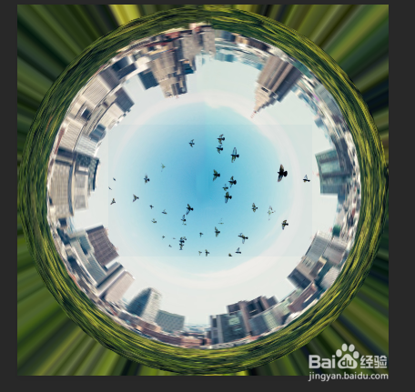 Photoshop教程——极坐标应用