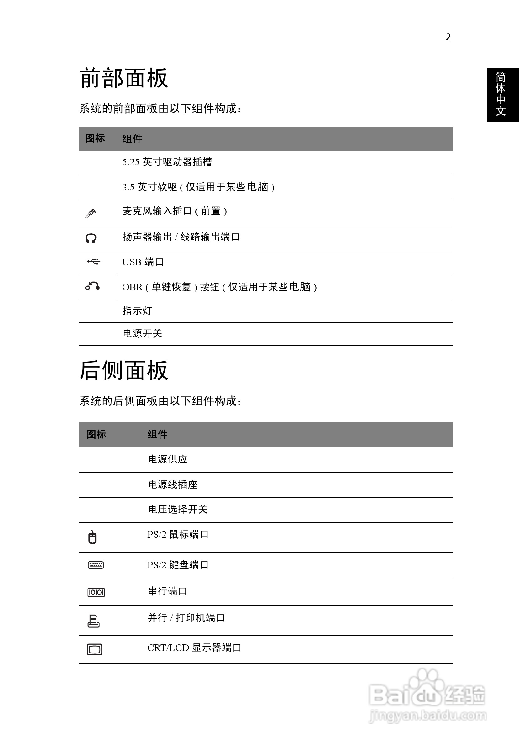 ACER宏基Veriton M265计算机说明书:[2]