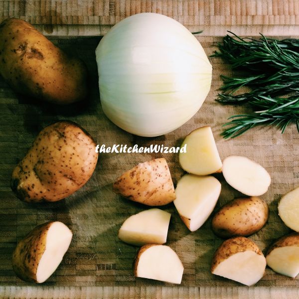 迷迭香洋葱烤土豆