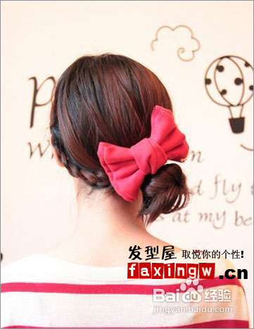 怎样DIY韩国简洁盘发发型