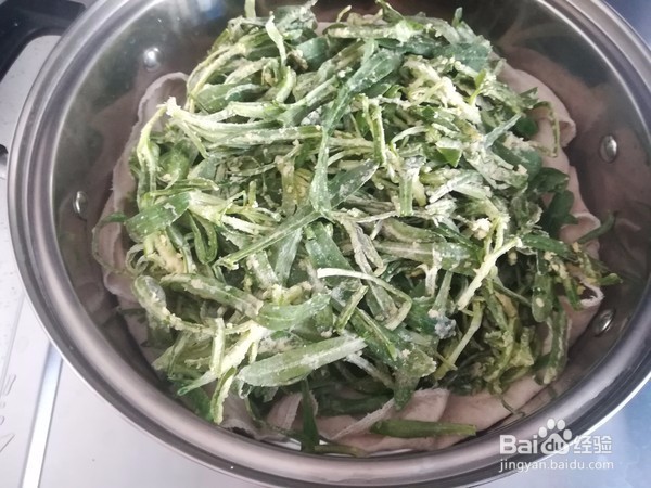 蒸面条菜的做法