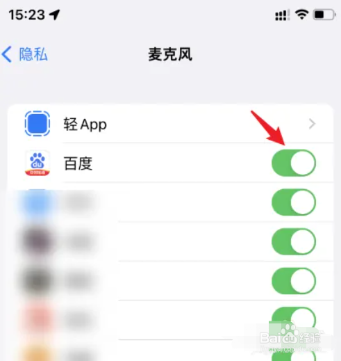 苹果13Pro在哪拒绝应用使用麦克风功能