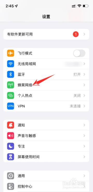 苹果手机如何关闭低数据模式