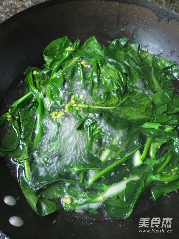白灼芥蓝的做法