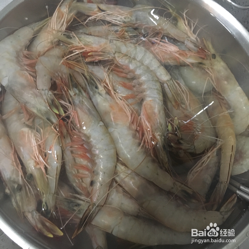 给老公做烤虾干
