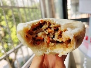 健康养生佳品粉丝白萝卜虾皮包的做法