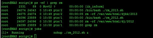 Linux nohup后台运行程序