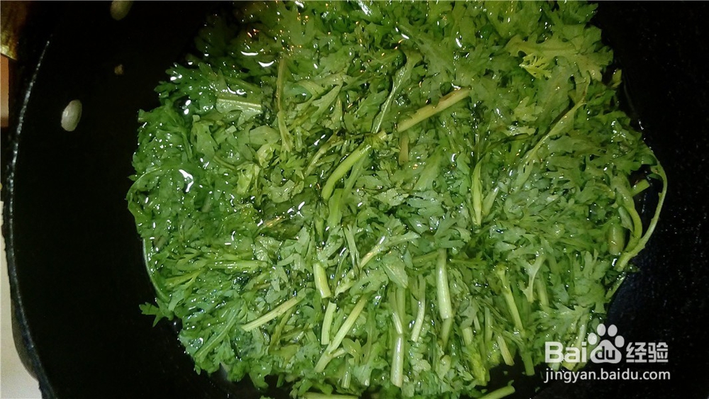家常凉菜：麻酱蒿子杆