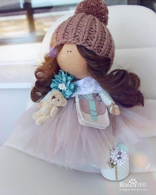 钩针娃娃假发制作教程