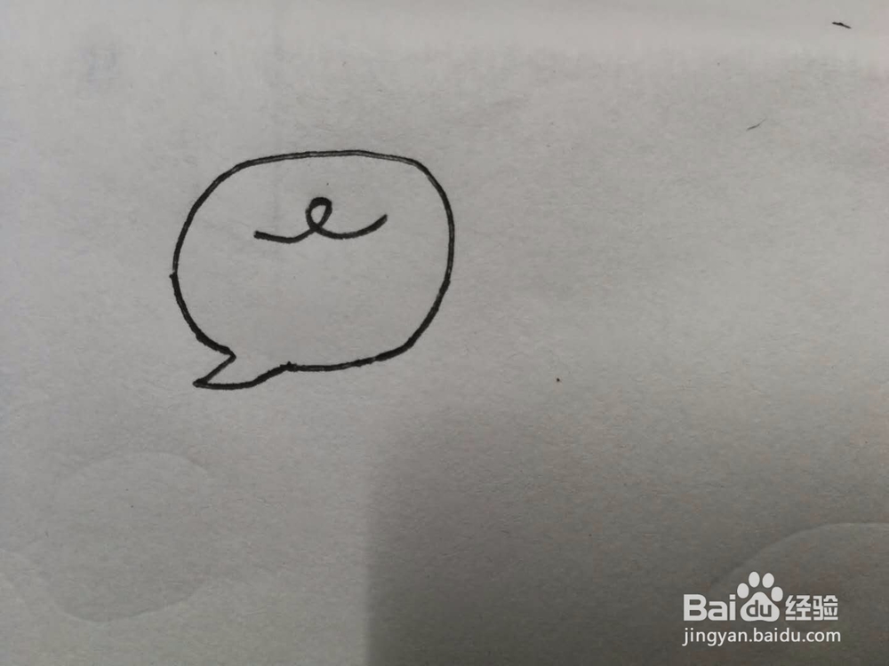 简笔画生气的表情包