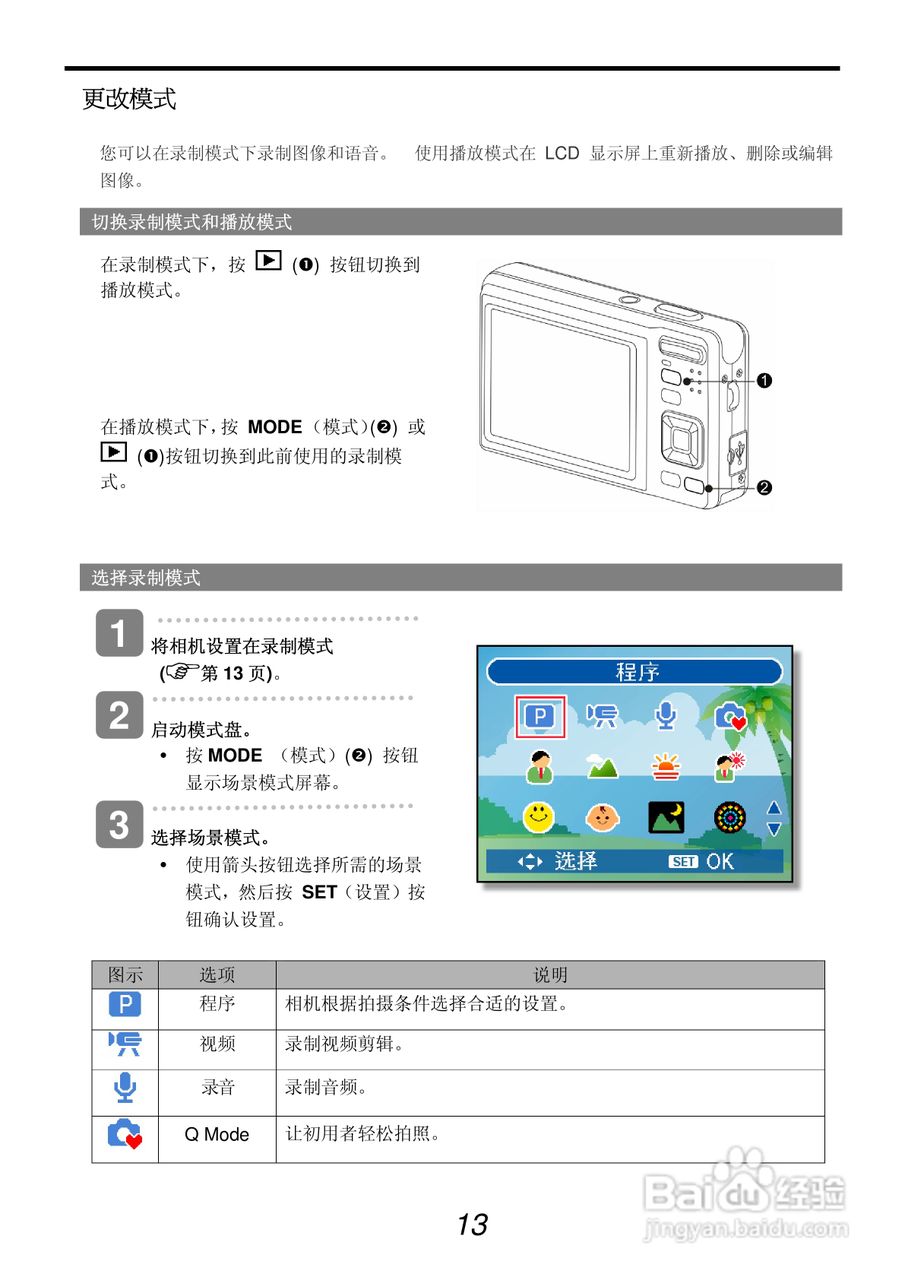 明基L1020数码相机使用说明书:[3]