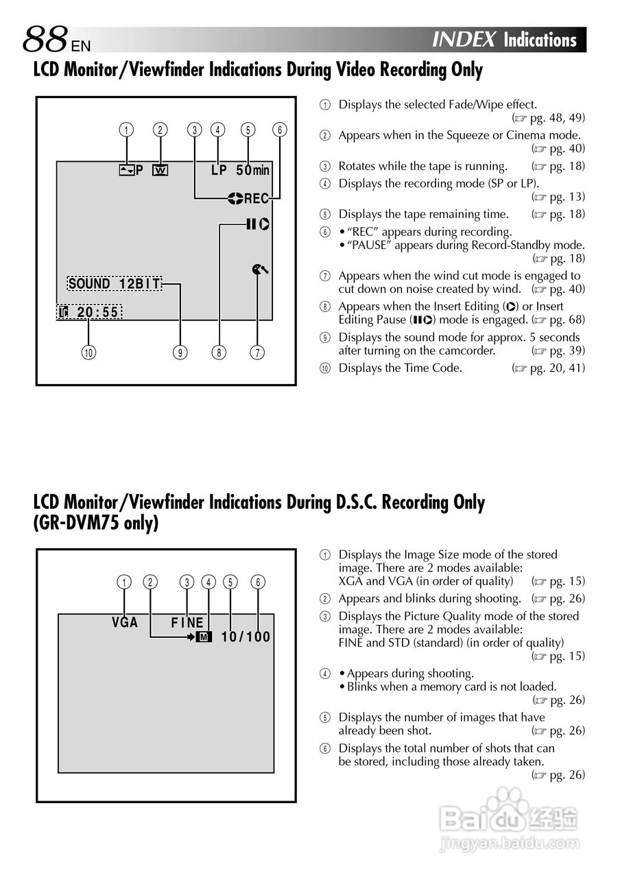 胜利JVC GR-DVM75数码摄像机使用说明书:[9]