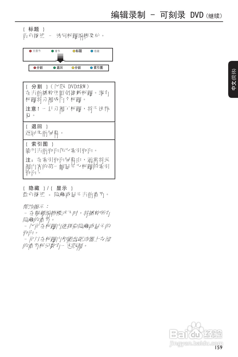 飞利浦DVDR3570H/93 DVD硬盘录像机使用说明书:[4]