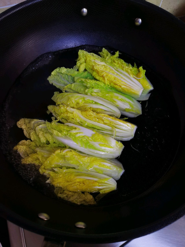 金汤白菜烧鲍鱼