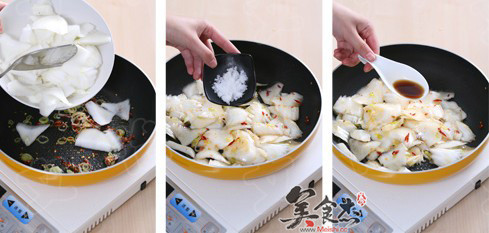 酸辣炒白菜的做法