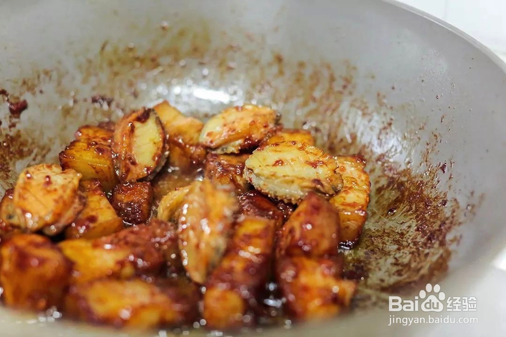 鲍鱼红烧肉海鲜美食教程