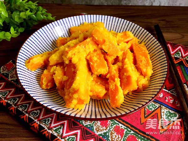 非油炸咸蛋黄焗南瓜