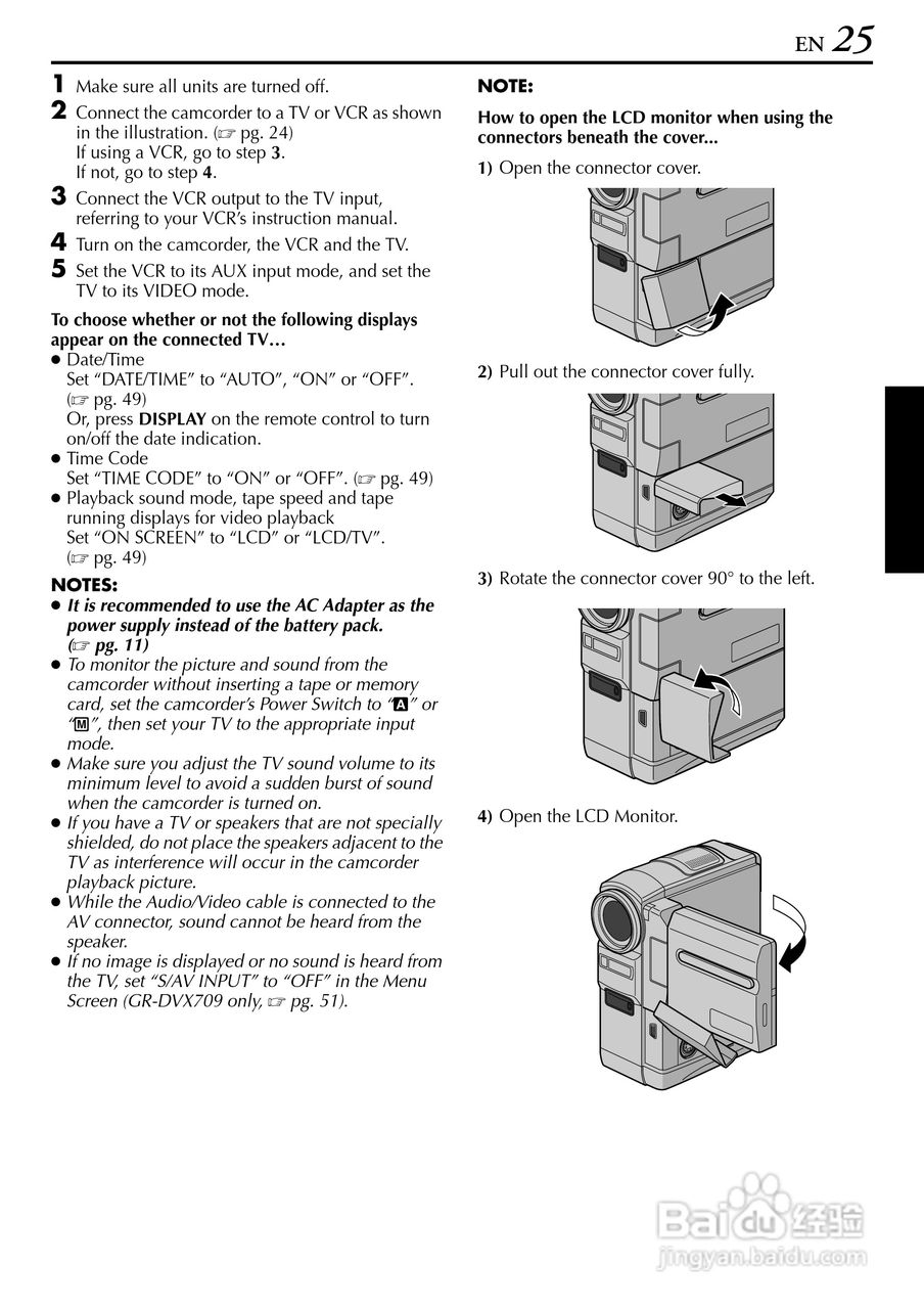 胜利JVC GR-DVX709SH数码摄像机使用说明书:[3]