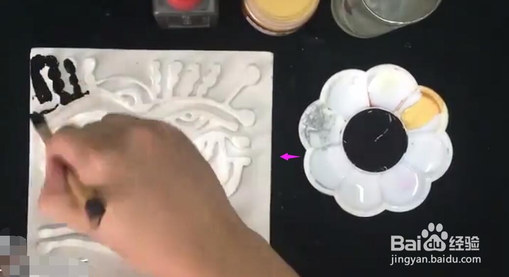 石膏板浮雕制作