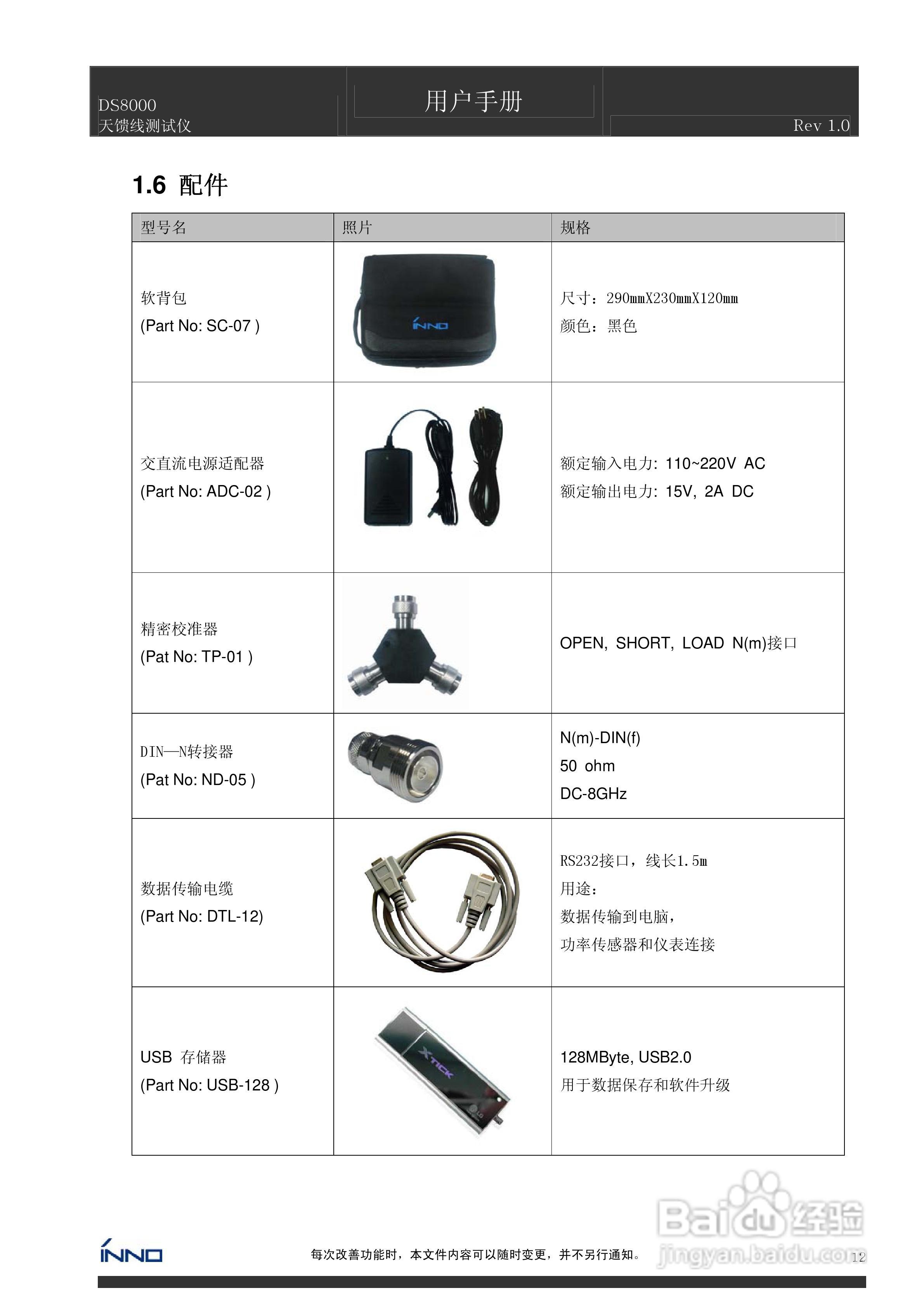 DS8000天馈线测试仪说明书:[2]