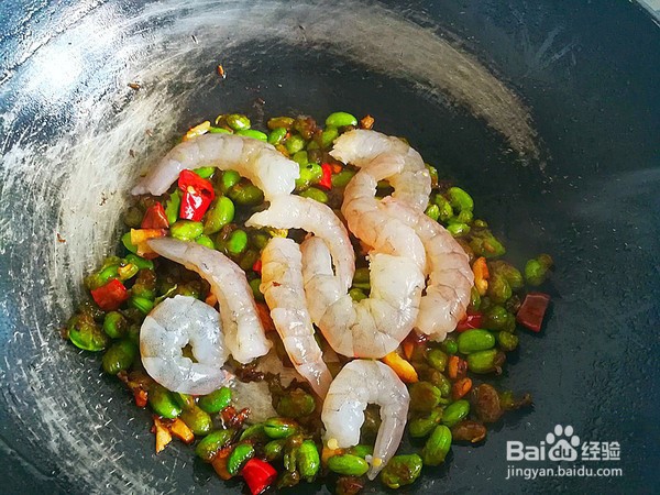 青豆虾仁的做法