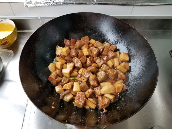 黑椒杏鲍菇牛肉粒