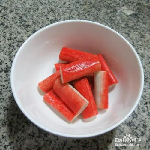 蟹棒年糕青菜汤