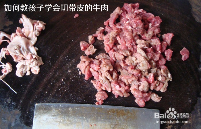 <b>如何教孩子学会切带皮的牛肉</b>