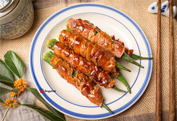 黑胡椒秋葵培根卷