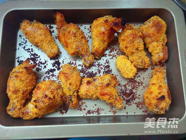 脆皮无油鸡翅根