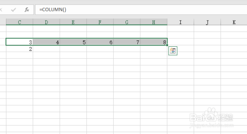 Excel中怎么获取列序号