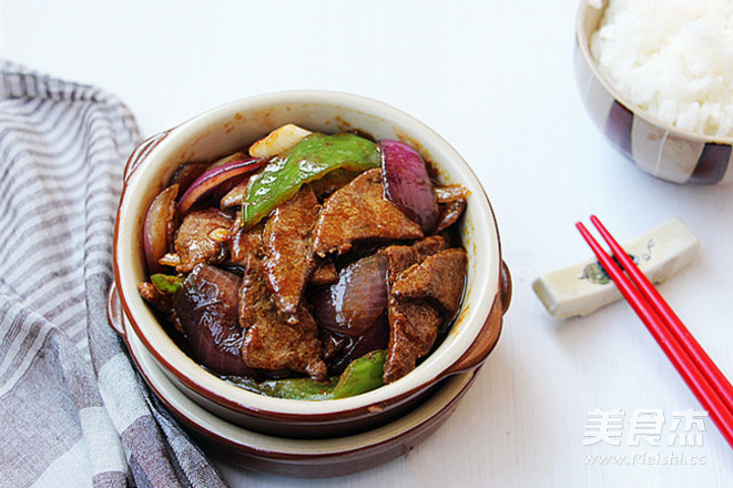 酱爆猪肝的做法