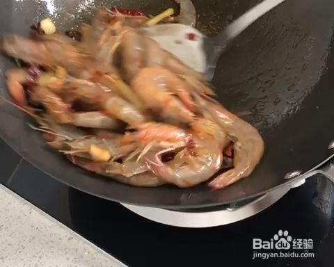 海鲜美食-香辣基围虾的做法